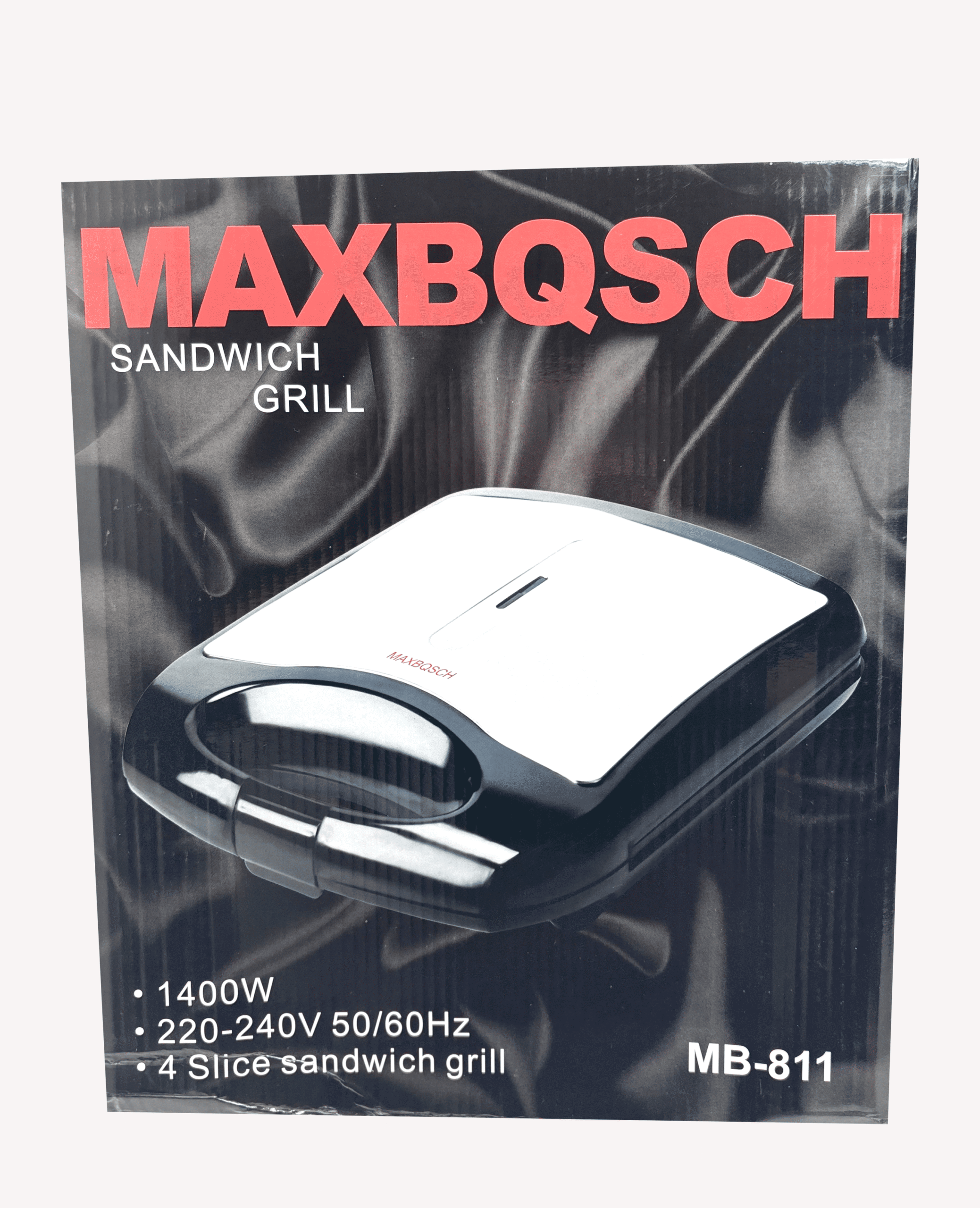 MAXBQSCH - გრილი/ტოსტერი, მოდელი: MB811, 1400W, 220-240V / 50 60Hz