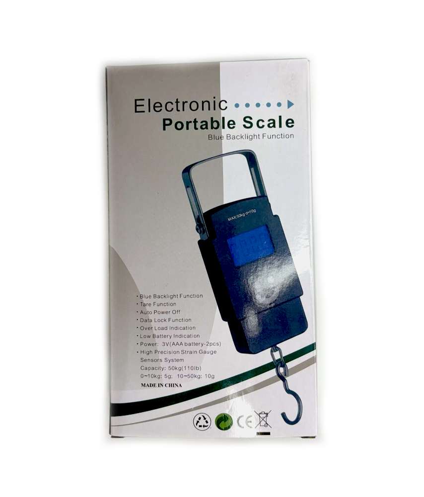 ელექტრო სასწორი, შავი, 50 კგ