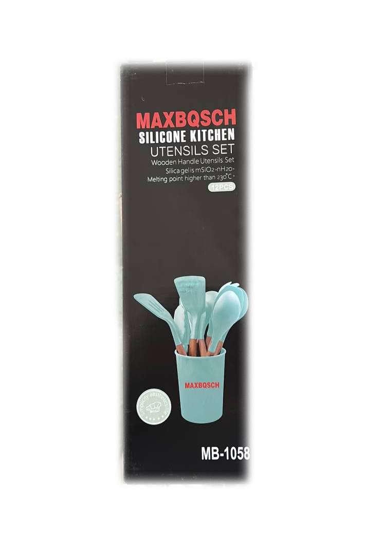 MAXBQSCH სამზარეულოს სილიკონის ნაკრები ვედროში