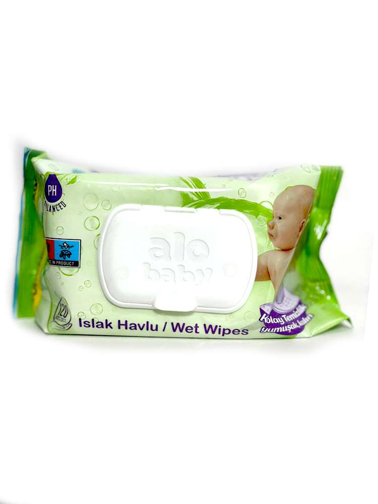 Alo baby - ალო ბები სველი  საბავშვო ხელსახოცი